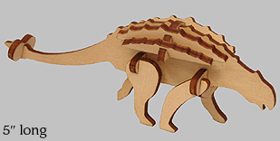 3-D Ankylosaurus
